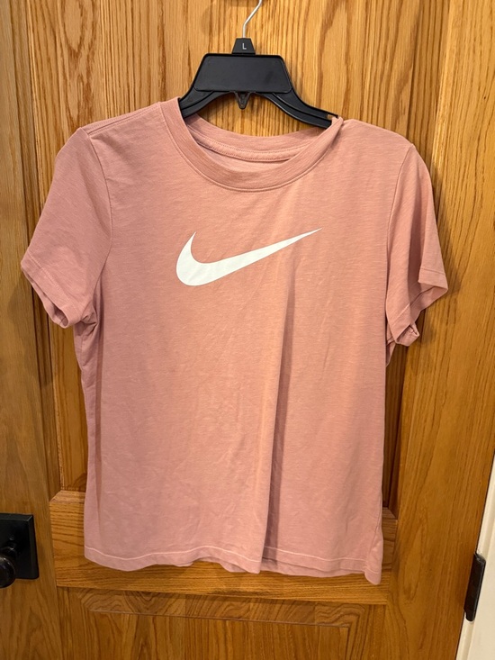 Nike Tops - Nike Women's Dusty Pink Swoosh Tee